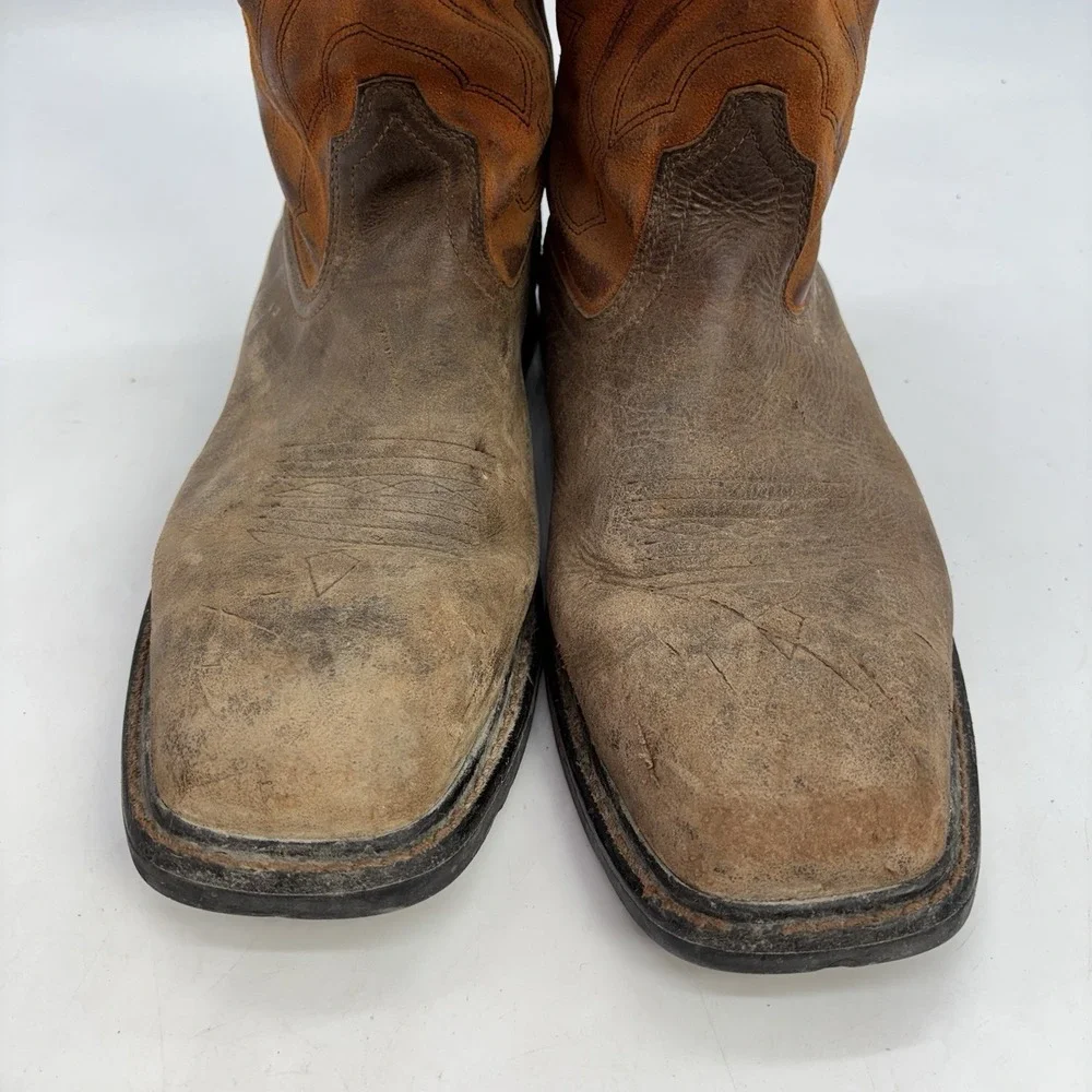 Ariat Work Boots Mens 10.5 Hog XT Patriot Comp Toe ASTM F2413-18 Distressed